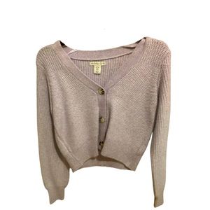 Purple knit sweater
